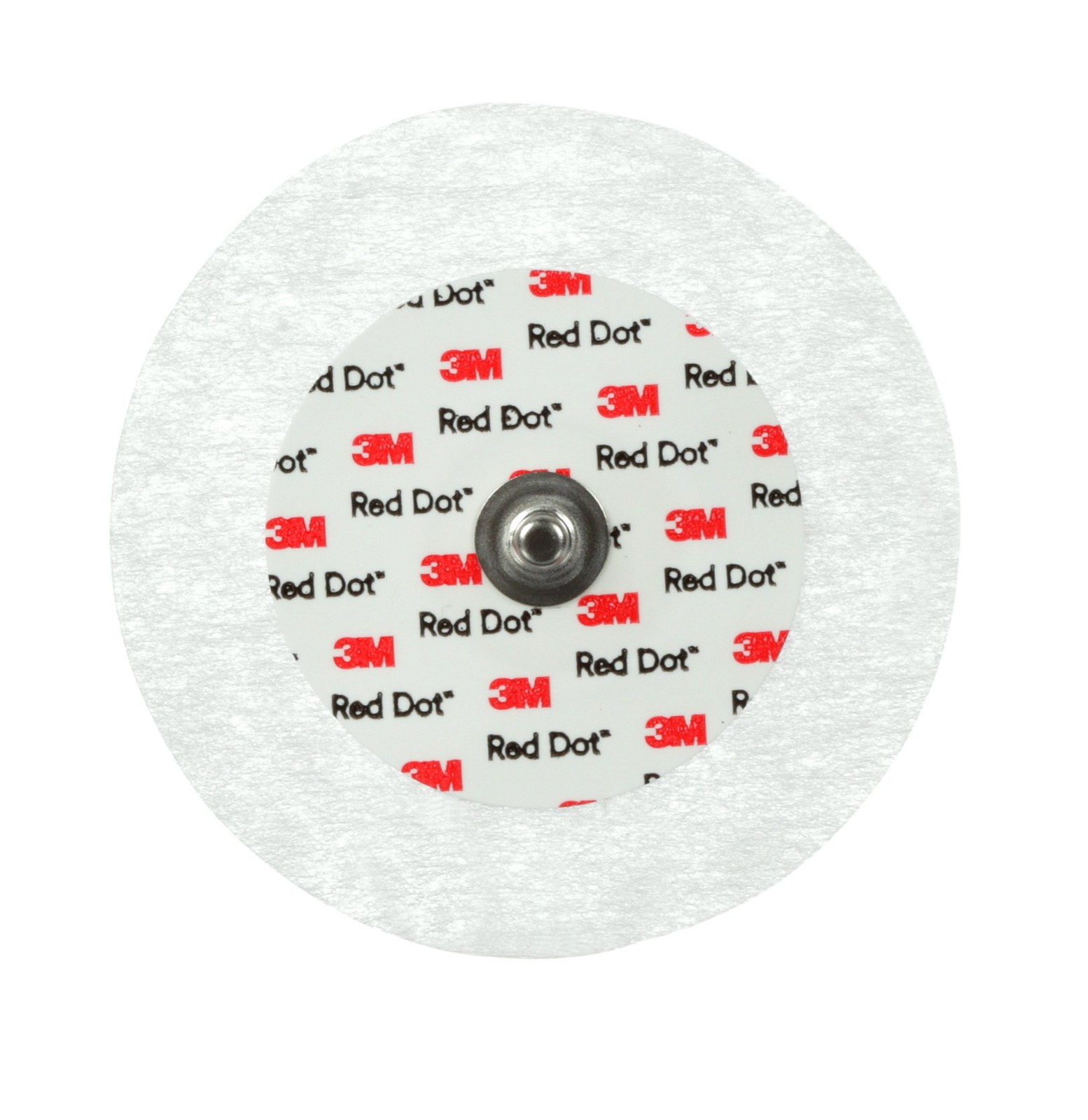 3M Red Dot EKG Monitoring Snap Electrode, Non-Radiolucent, 50 per Bag