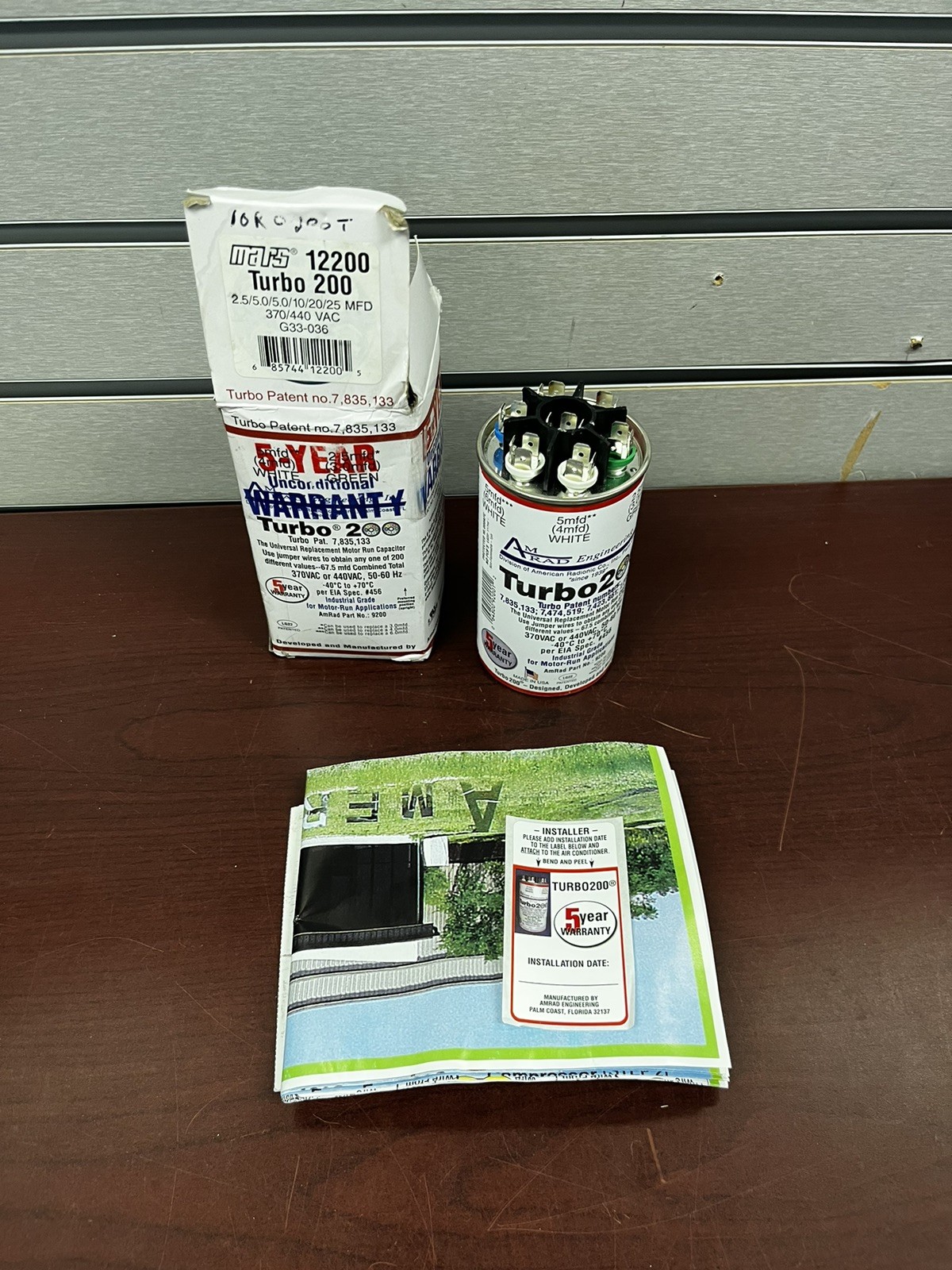 AmRad Turbo 200X Universal Motor-Run AC Capacitor 440/370 VAC 50/60 HZ