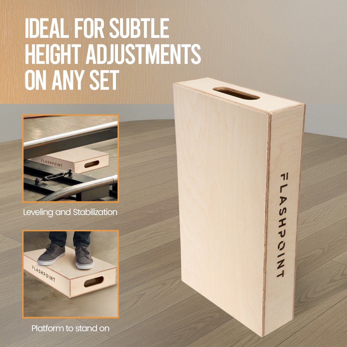 Flashpoint Apple Box (Half, 20 x 12 x 4")