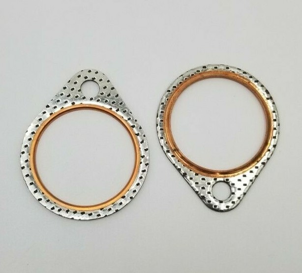 1 Pair Steel Clad Exhaust Gasket Set for Harley Shovelhead  Models