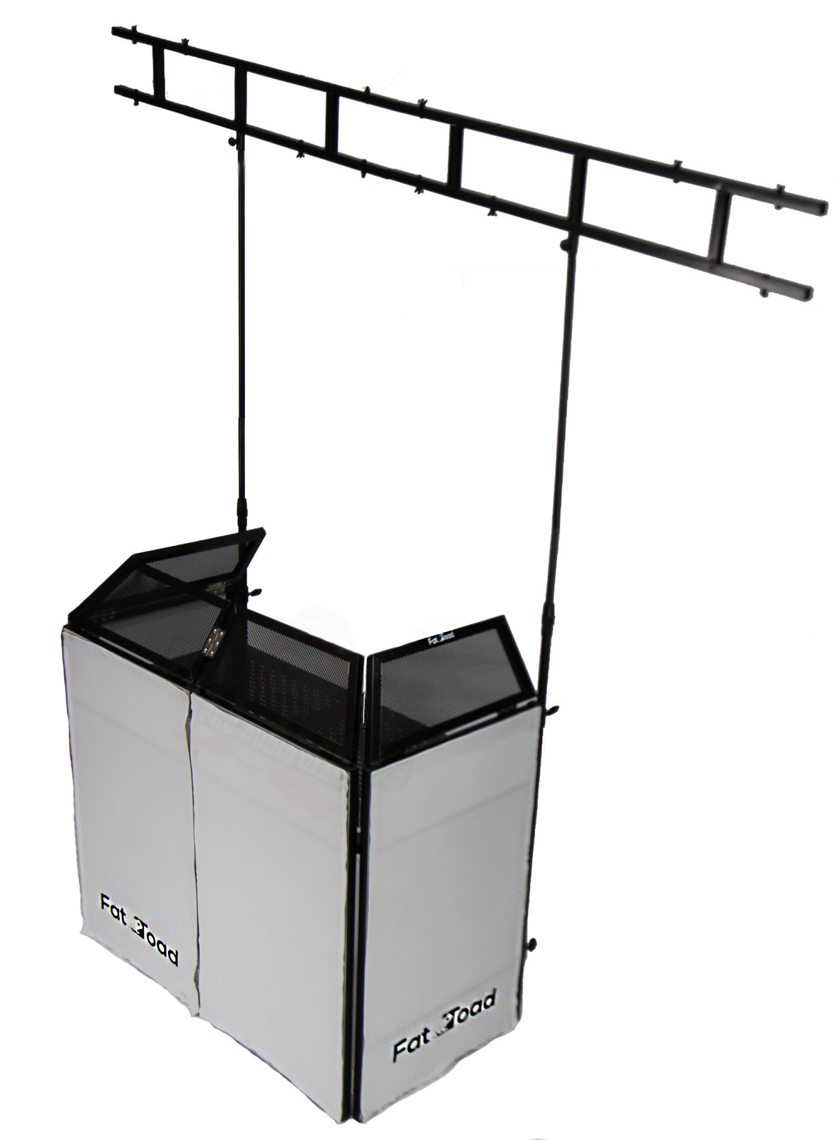 DJ Booth Table Lighting Truss Stand System - Foldable Panel Stage Platform Scrim