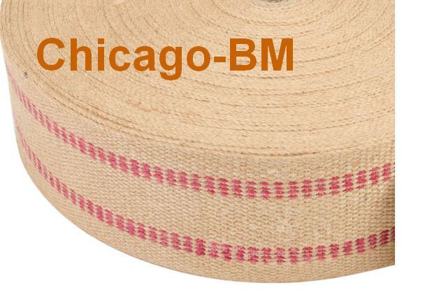 10 YARDS RED LINE JUTE WEBBING HEAVY WEIGHT ((Wholesale UPHOLSTERY Supplies))