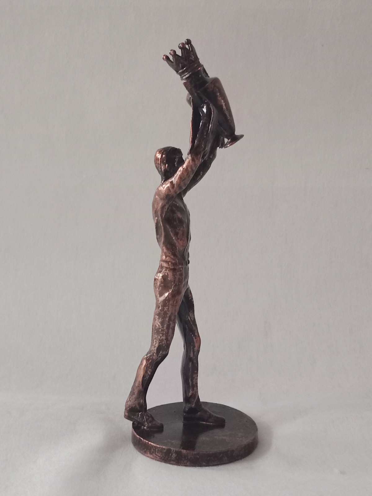 Arsene Wenger Statue Model Figure Arsenal Gift Souvenir Metal 20cm