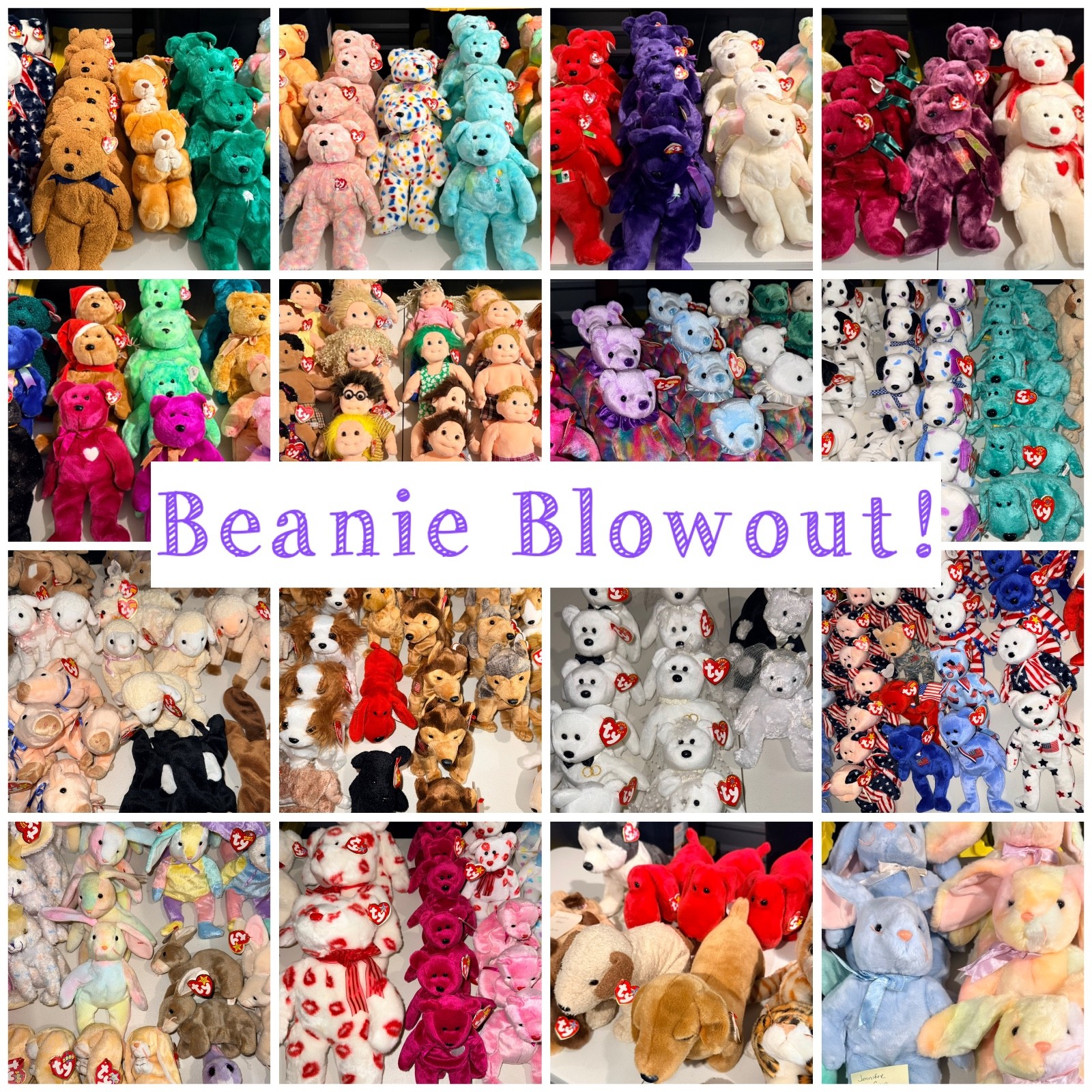 HUGE Ty Beanie Babies & Buddies SALE! 200+ to pick from! Flat Rate Shipping! #1