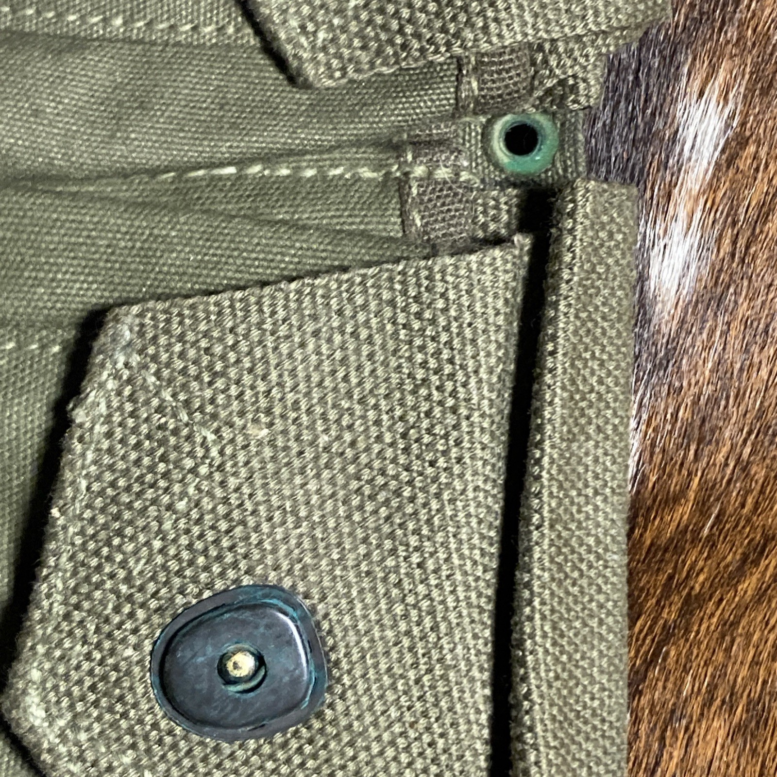 WWII Era US Army M1937 BAR Magazine Belt - Original Nice Condition JQMD-51