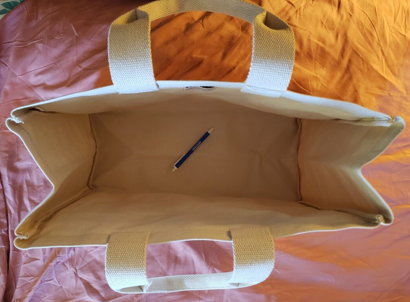 The Laundress - EVERYDAY TOTE BAG - 100% Cotton Canvas - 15" x 20" x 8" - NEW