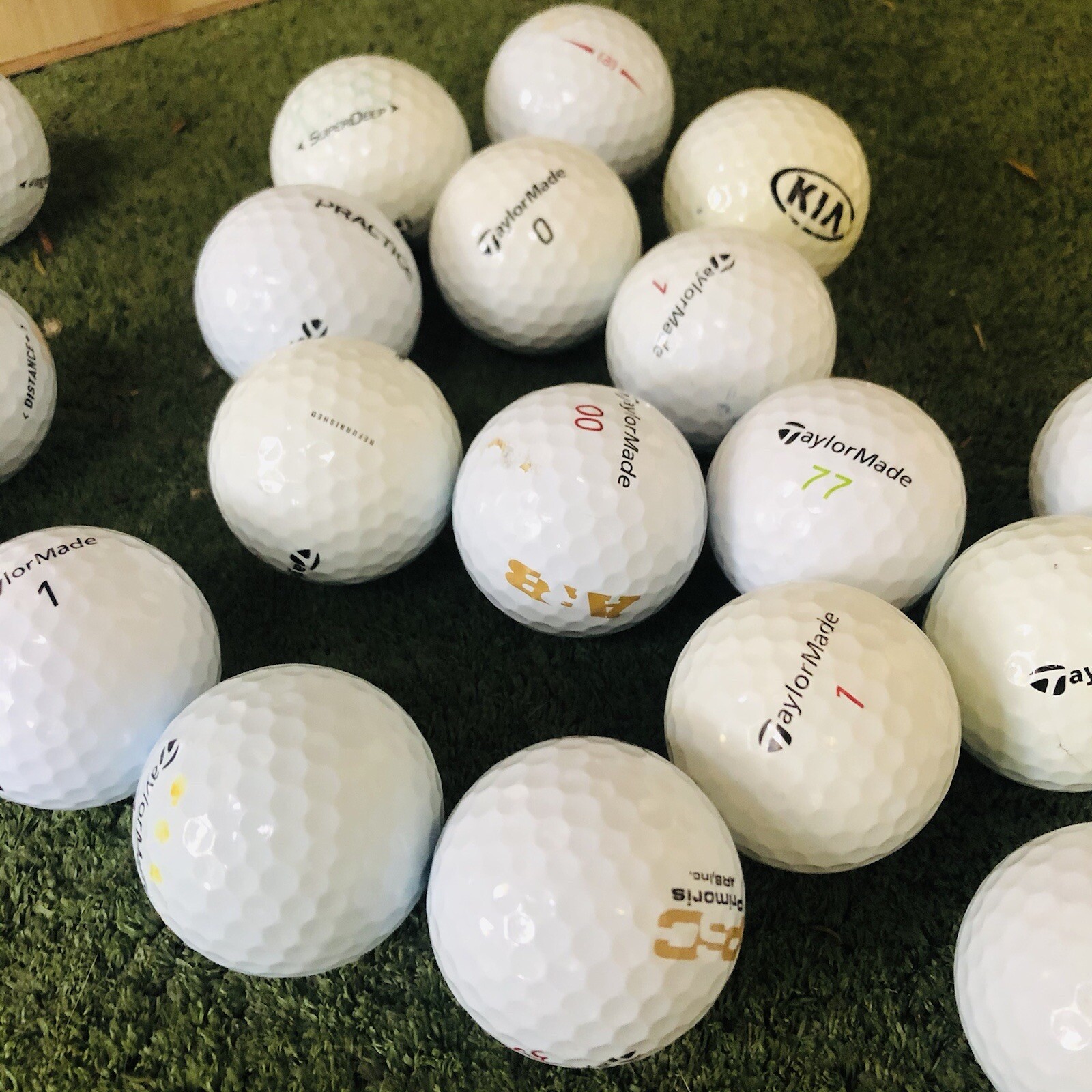 50 Taylormade Assorted Mixed Used Golf Balls AAA (3A) Free Shipping