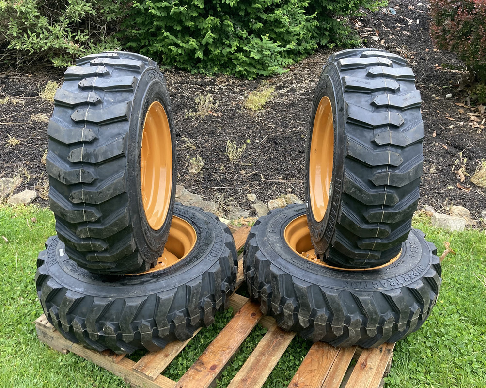 1 or 4-10-16.5 SKS-1 Skid Steer Tires/Rims for Case 1835,1838 -10X16.5 (6 LUG)