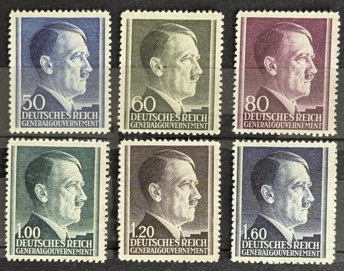 Germany WWII 1942 Occupation of Poland General Gov. Sc# N91-N96 (1942) Mint MNH