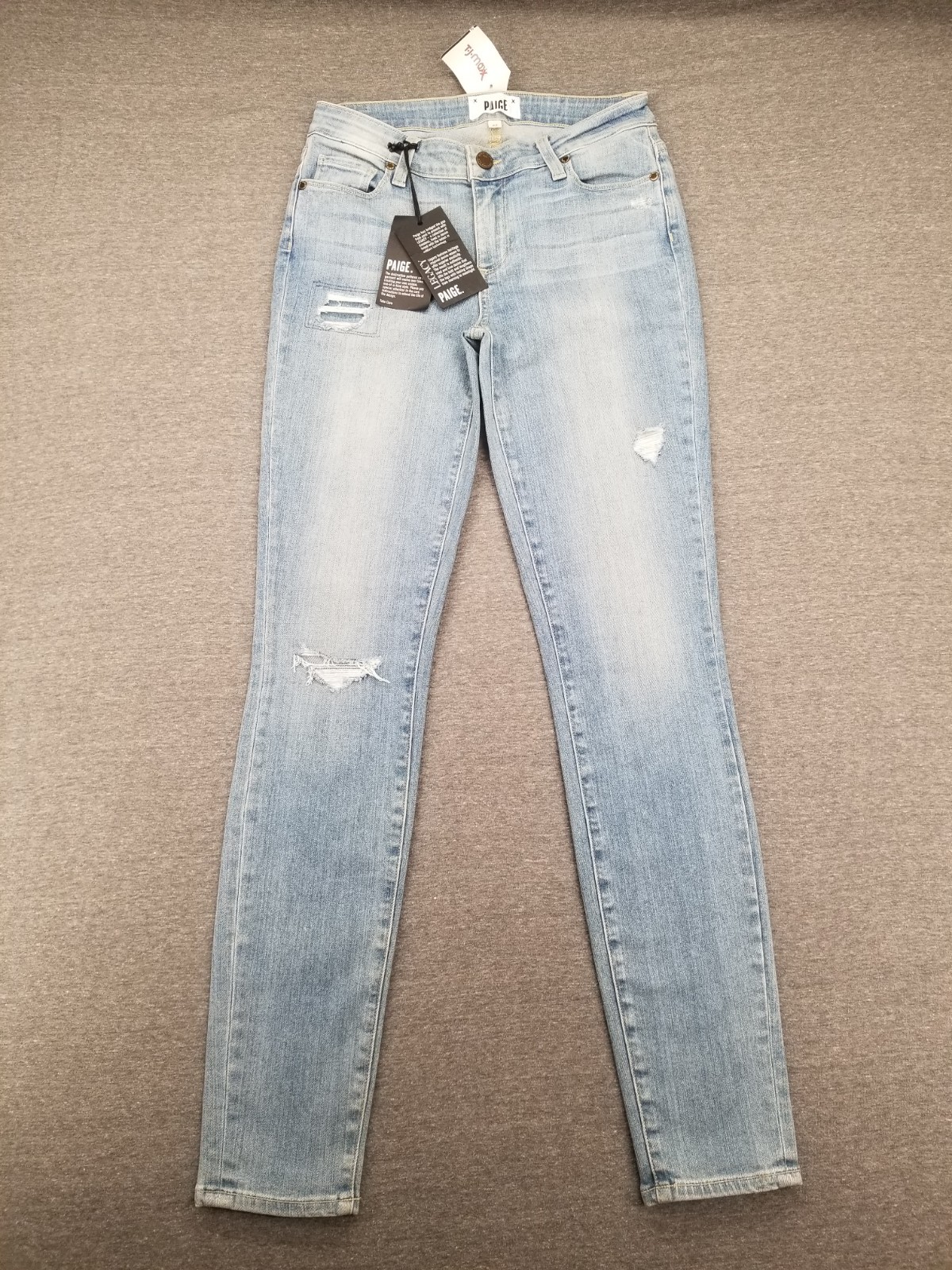 BRAND NEW W/ TAGS PAIGE ULTRA SKINNY VERDUGO WOMENS JEANS 27x29 $189 MSRP
