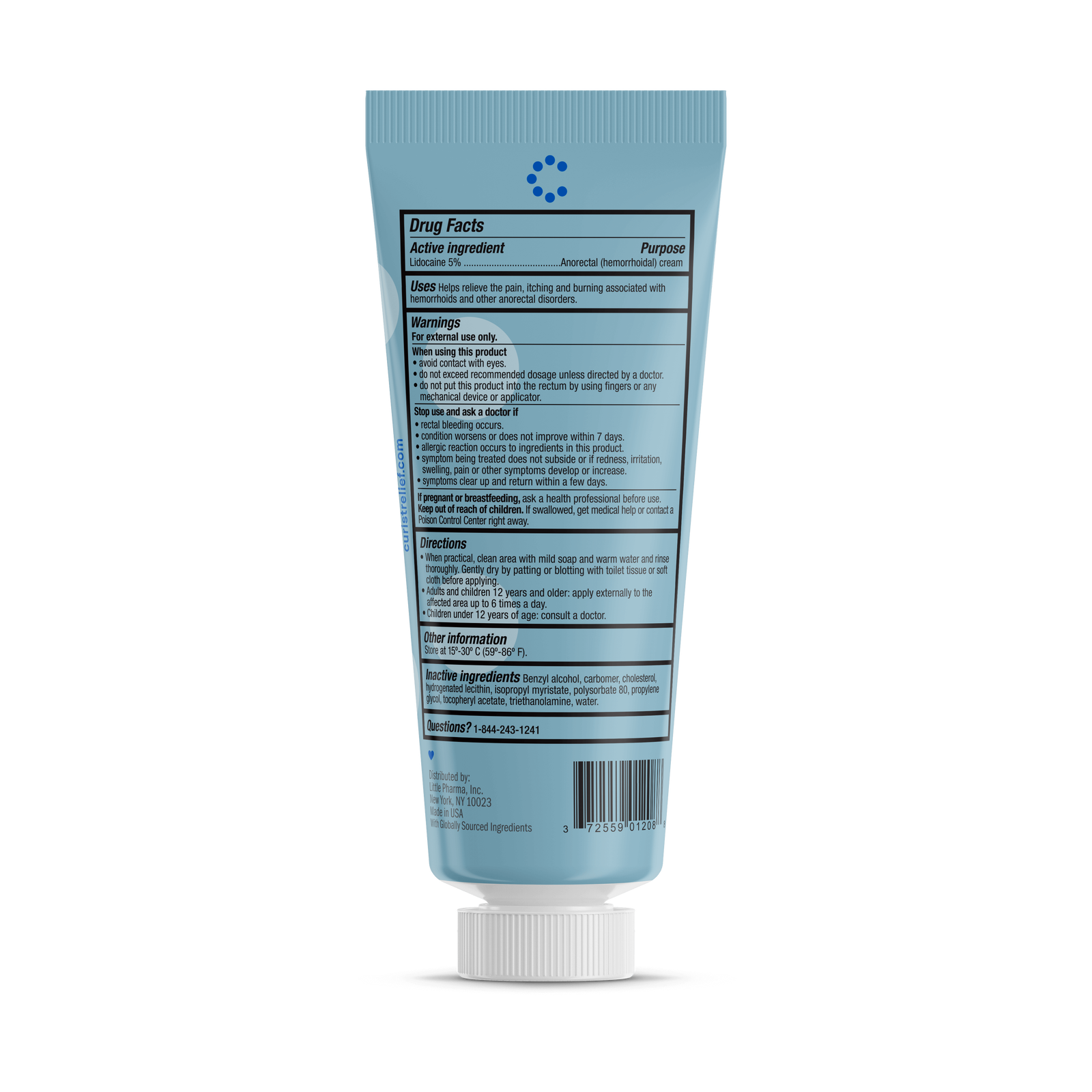 Lidocaine Cream 5% (3 Pack, 6 oz each)