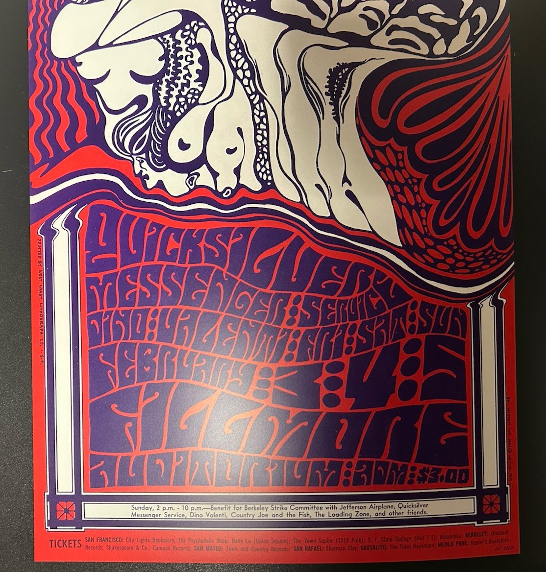 2021-(2)-FILLMORE BG-48-RE-PRINT VARIANT POSTERS-JEFFERSON AIRPLANE/QMS-W.WILSON