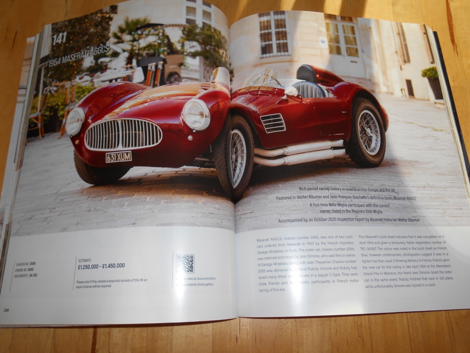 RM Sotheby's Motor Car Auction Catalogue 1 November 2025 Peninsula London sale