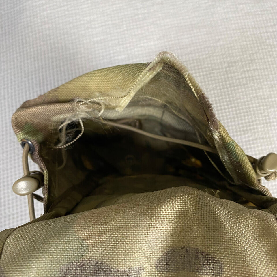 USGI Lot Of 2 OCP Multicam Molle Canteen Pouches (DEFECT / FOR REPAIR)