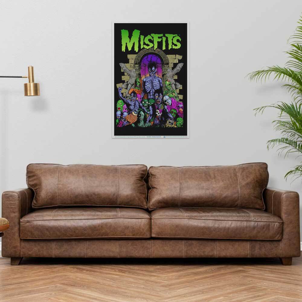 Misfits Earth A.D. Blacklight Poster 23" x 35"