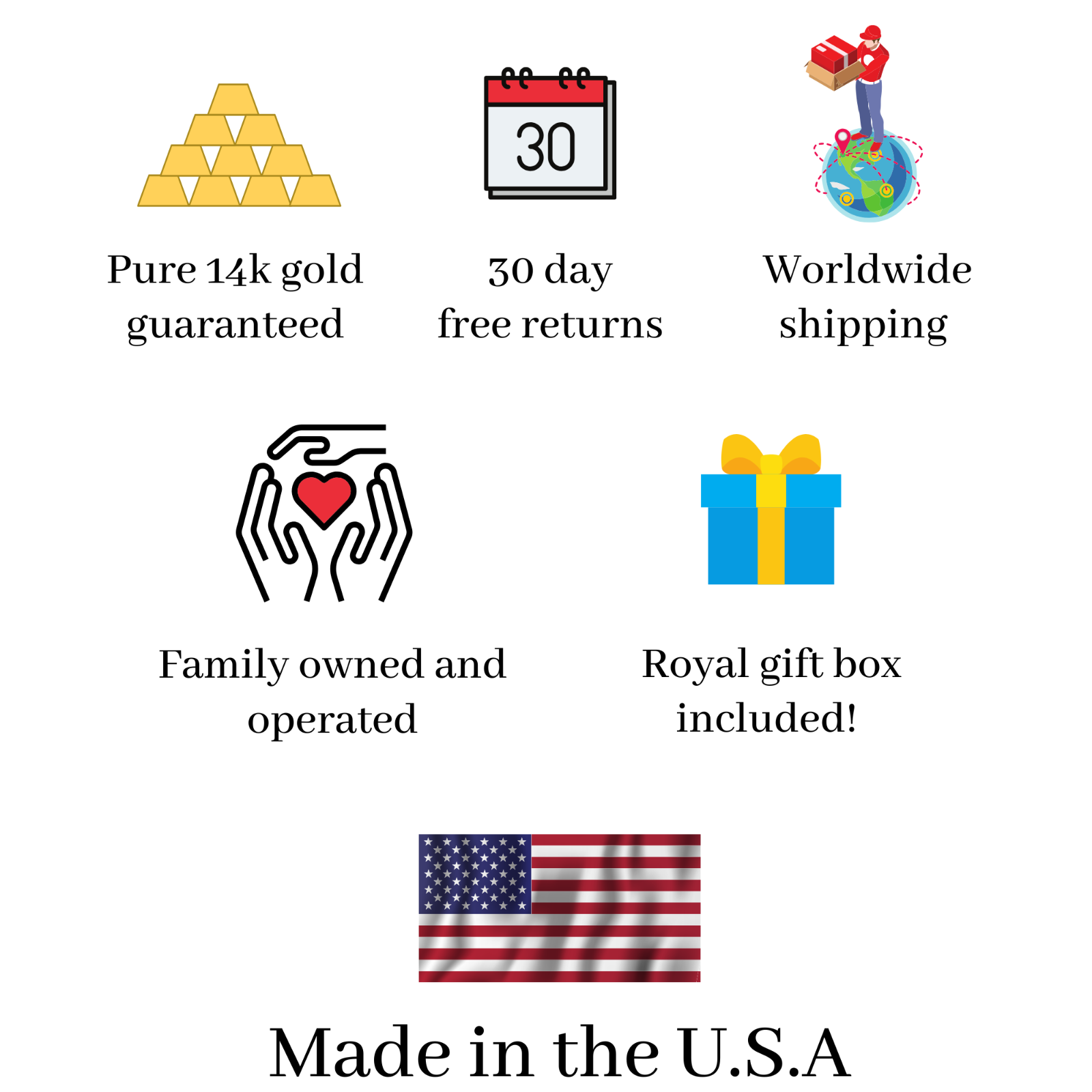 14K Solid Yellow Gold Solitaire Round CZ Sleeper Stud Earrings Screwback 2mm-8mm