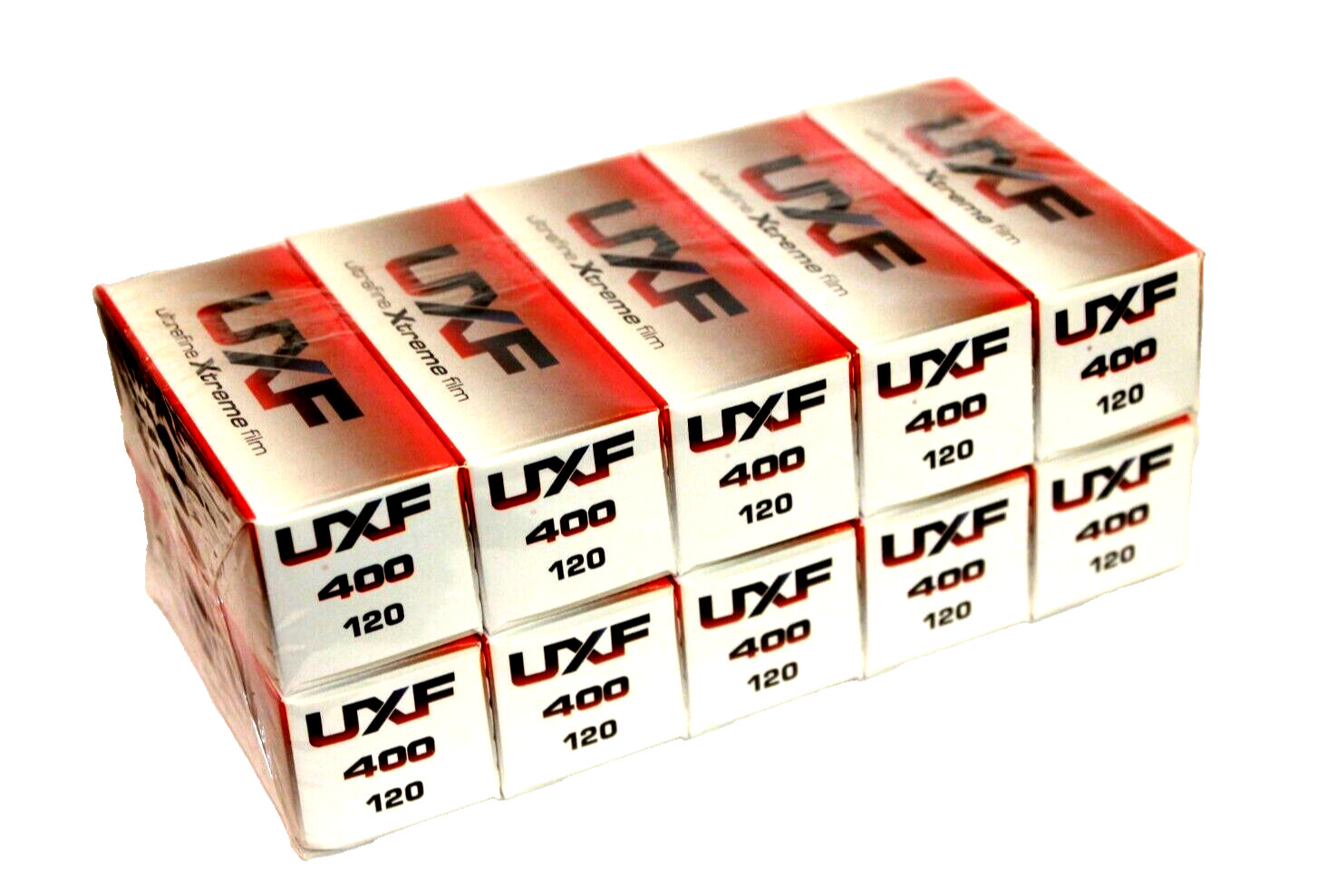 10 rolls - Ultrafine Xtreme Film 400 Speed Black and White 120 Format