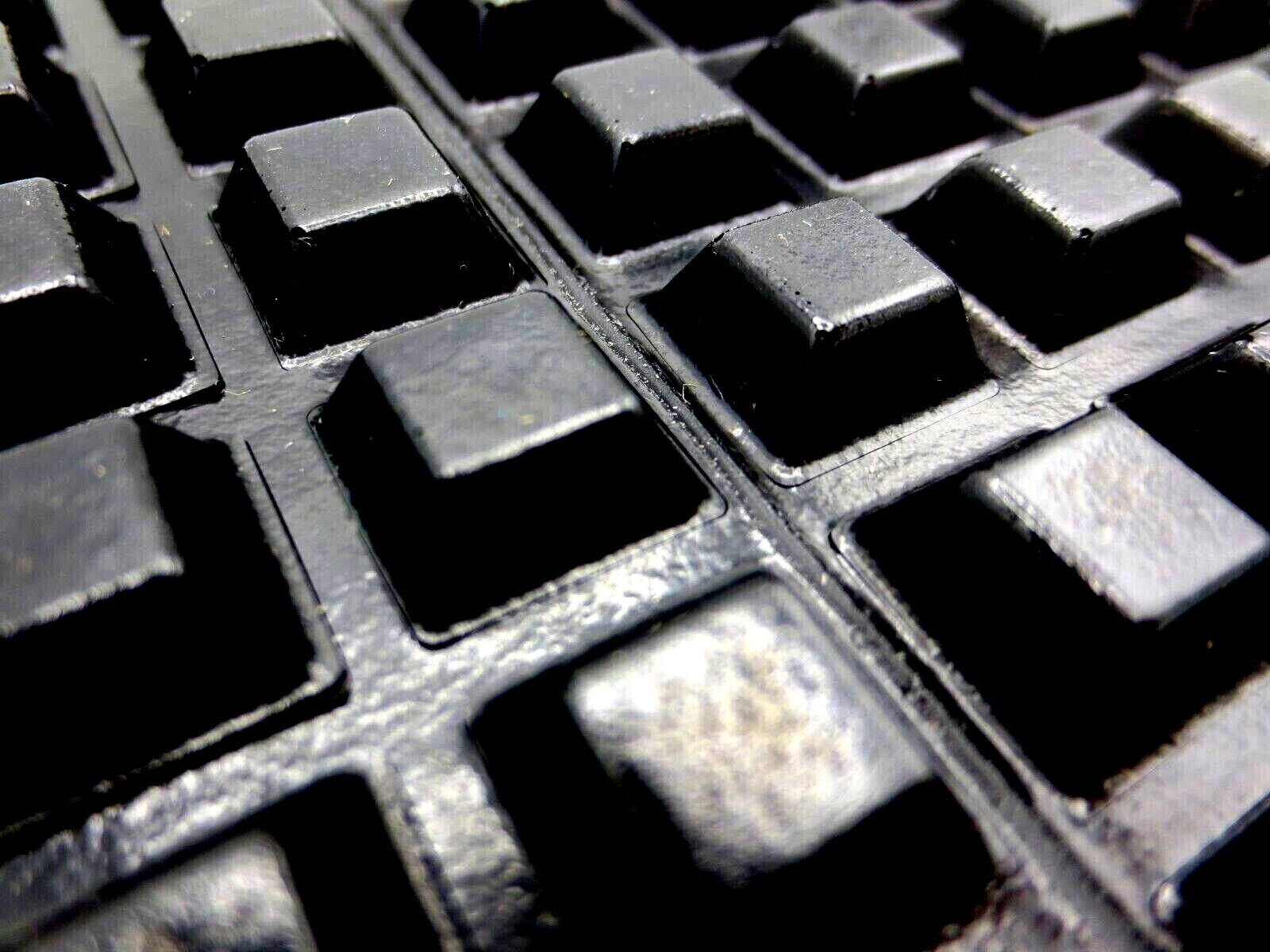 1/4" Tall 1/2" Square Rubber Feet Adhesive Backing - Durable Pad For Electronics