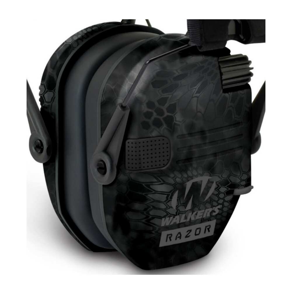 Walkers Razor Patrio Series Slim Shooter Electronic Muff Patriot in Kryptek Camo