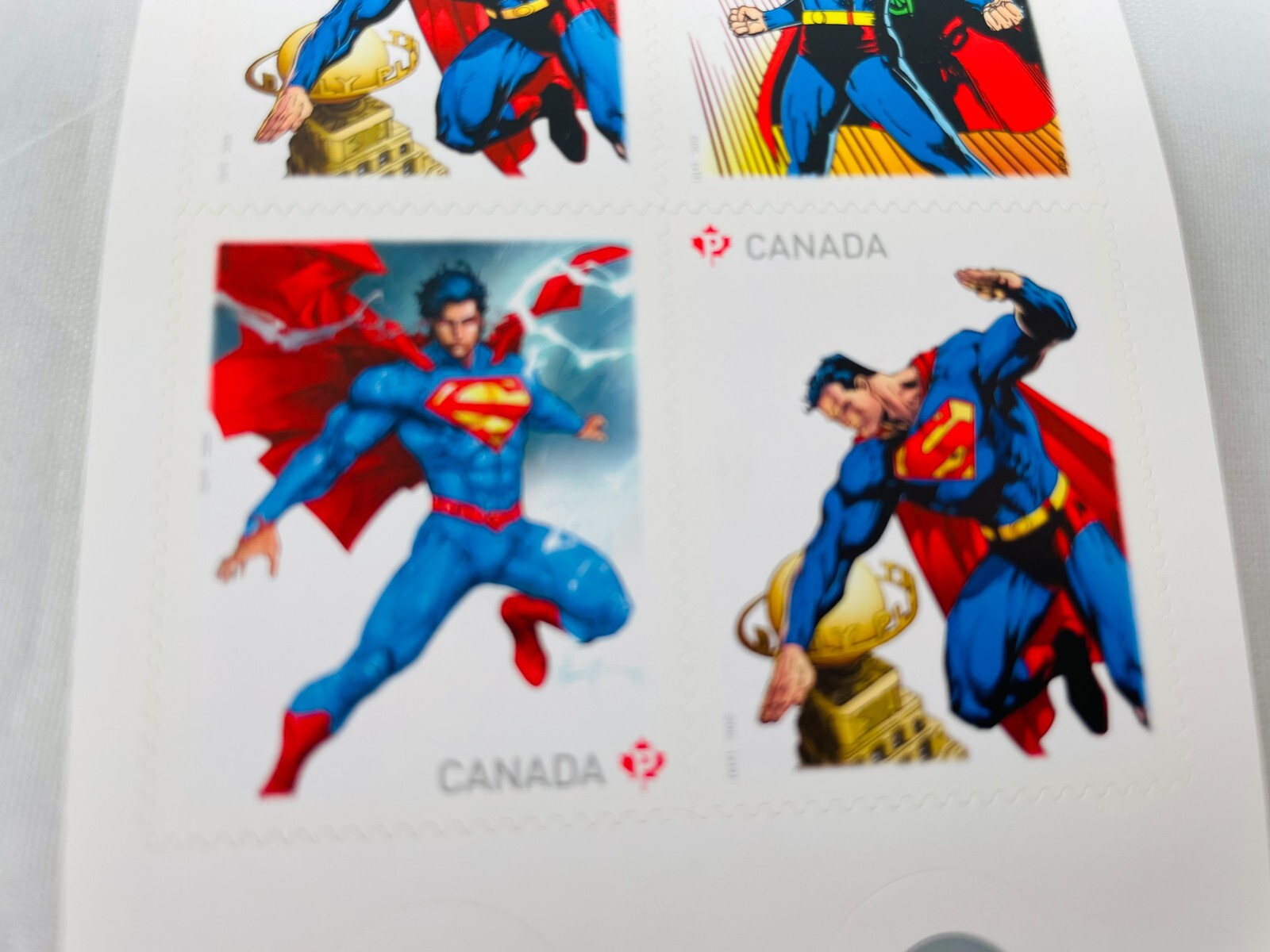 SUPERMAN 75TH ANNIVERSARY BOOKLET 10 STAMPS COLLECTORS EDITION IN FULL COLOR