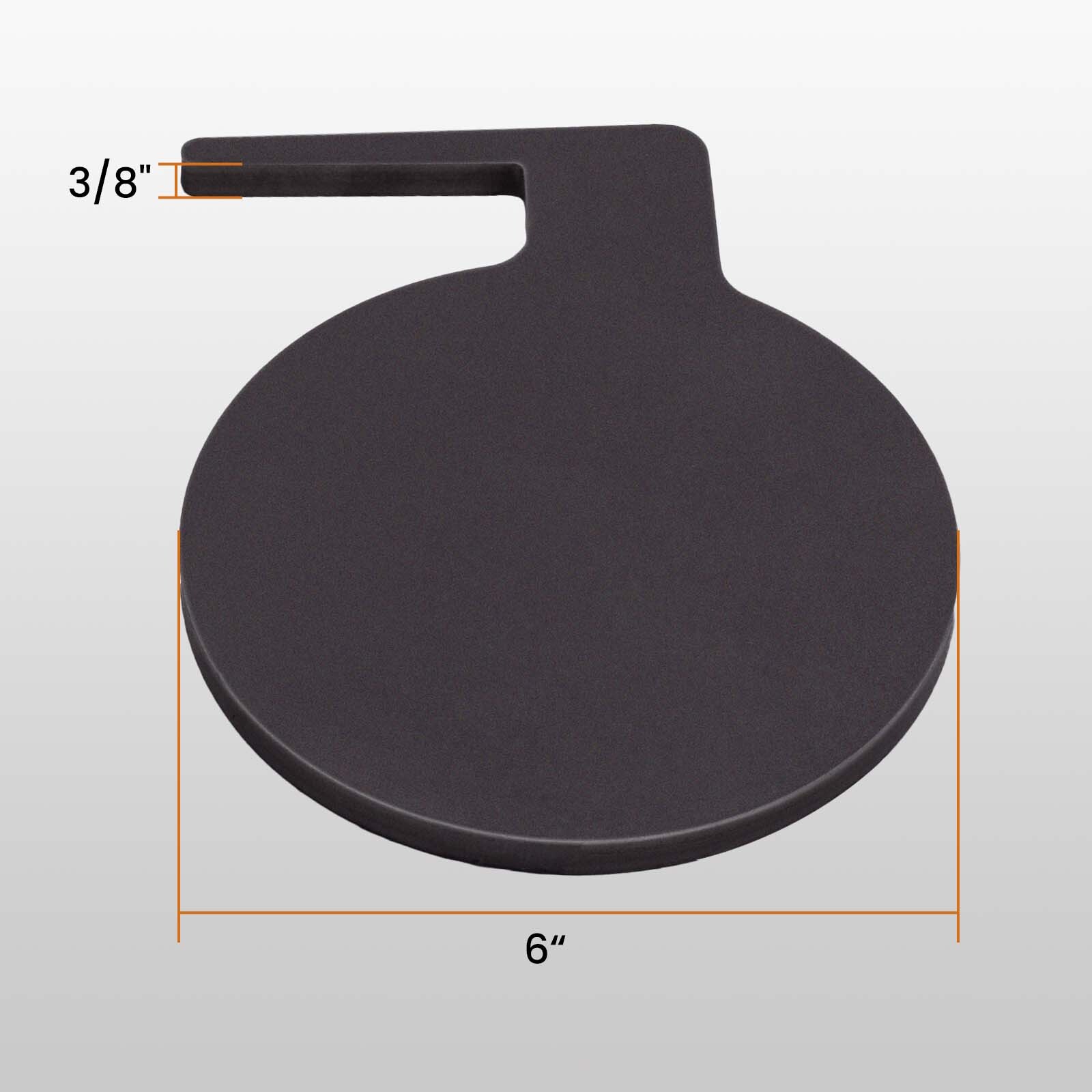 Q235 Steel Target Dueling Tree DIY Kit 6pc 6" x 3/8" Paddles with Tubes Brand