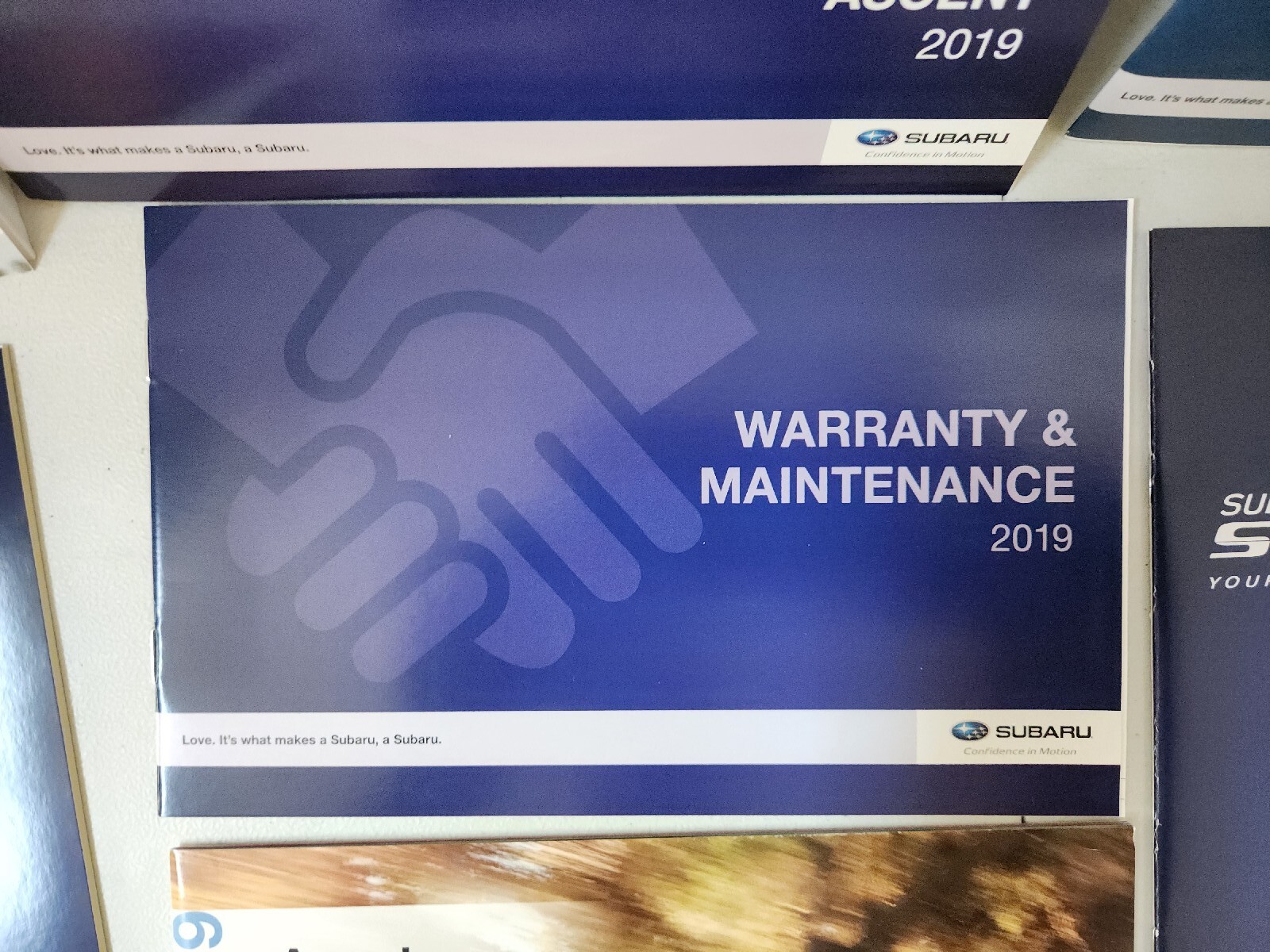 2019 Subaru ASCENT Factory Owners Manual Set With Navigation And Case OEM