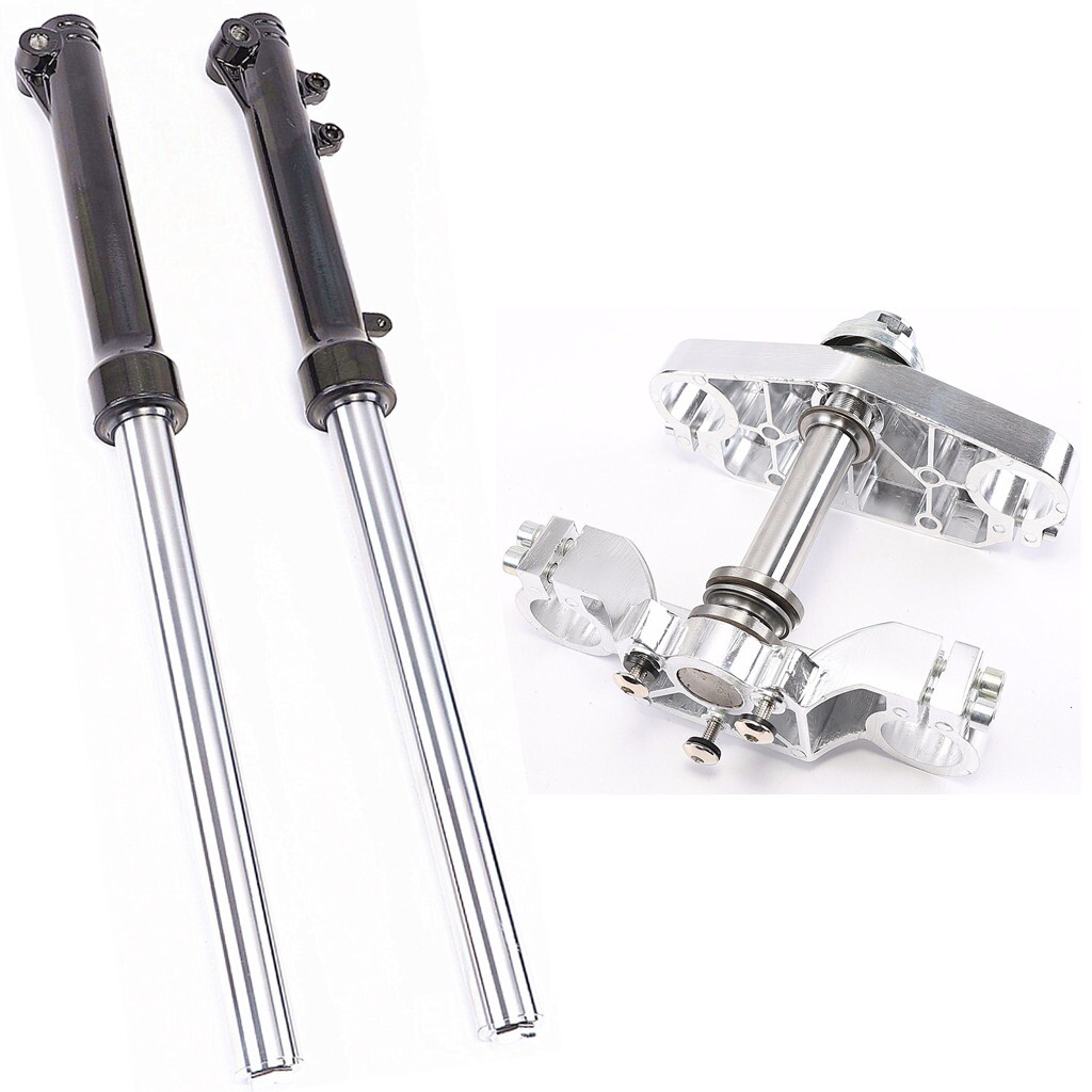 For Honda CRF50 XR50R CRF XR 50 Front Forks Suspension with Triple Tree Complete
