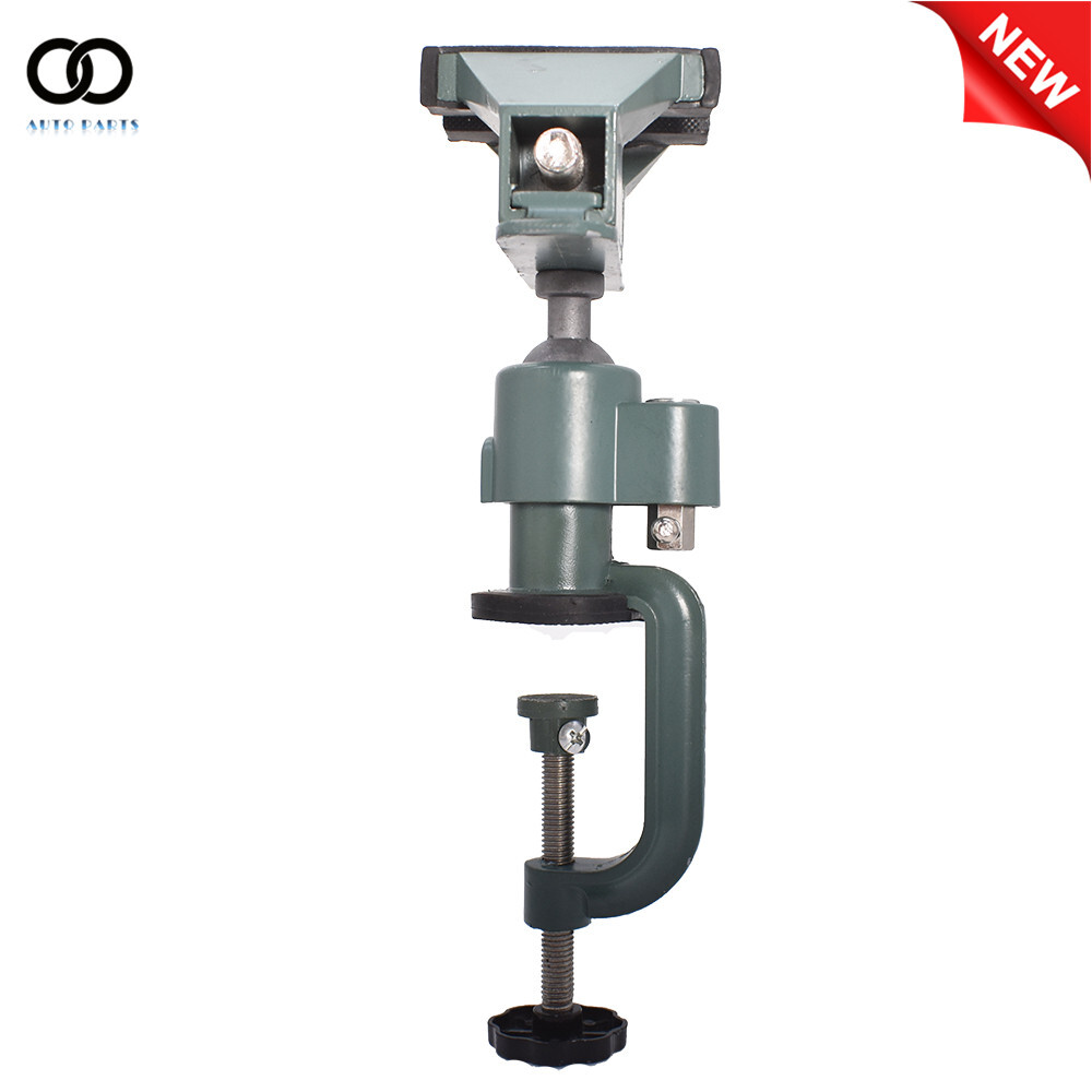 Universal Table Vise For Holding Small Parts 3" Aluminum Swivel 360° Rotating US