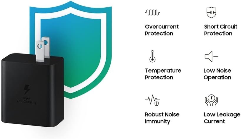 Original Samsung Galaxy S25/S24/S23 +/Ultra 45W USB-C Super Fast Charger & Cable