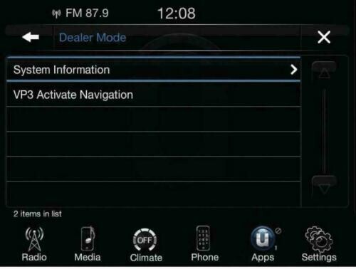 JEEP DODGE CHRYSLER RA3 Navigation Activation Uconnect 8.4