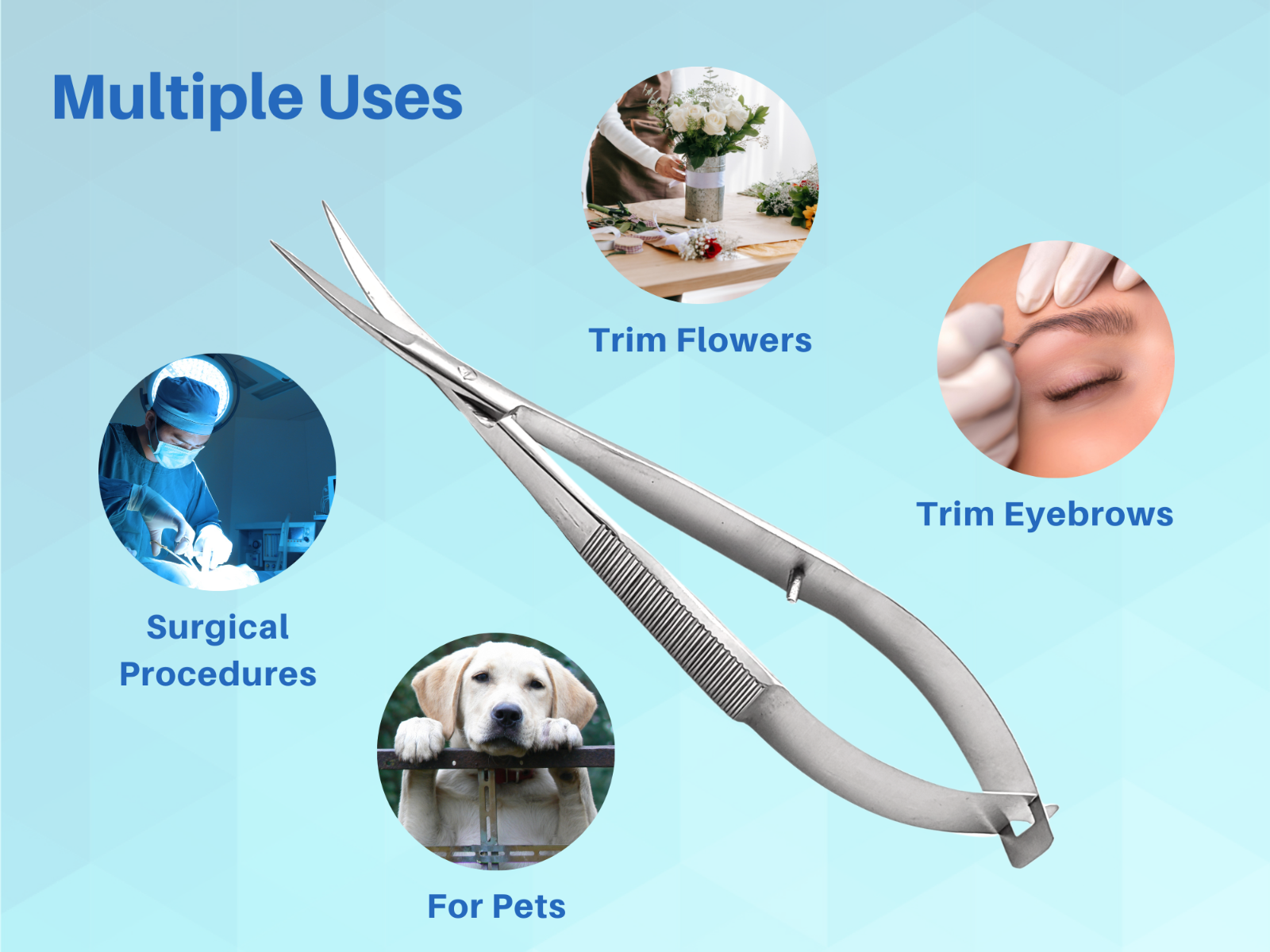 Castroviejo Micro Scissors 4.5" Curved ARTMAN