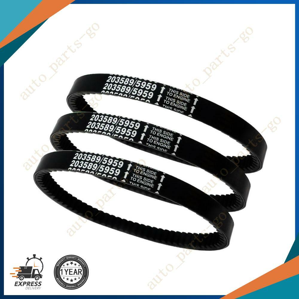 3Pcs Replacement for Go Kart Drive Belt 725 For 30 Series Torque Converter Belts