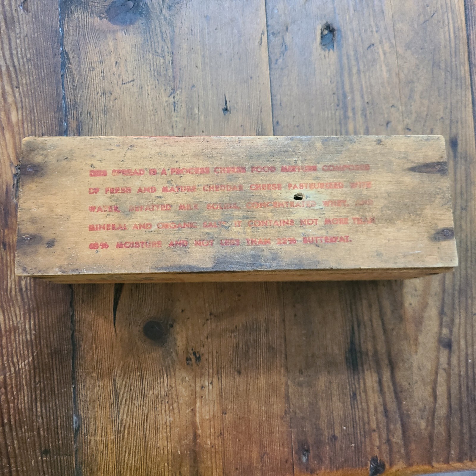 Vintage Cheese Box Wood Windsor Club Pasteurized Cheese Food 2 Lb's Greenbay