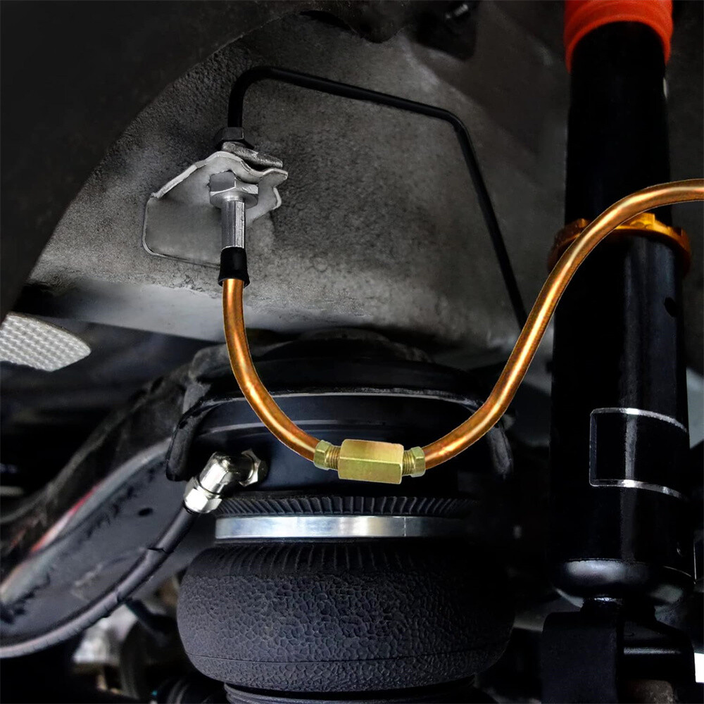 Copper Nickel Brake Line Tubing Kit 3/16 OD 25 Ft Coil Roll all Size Fittings