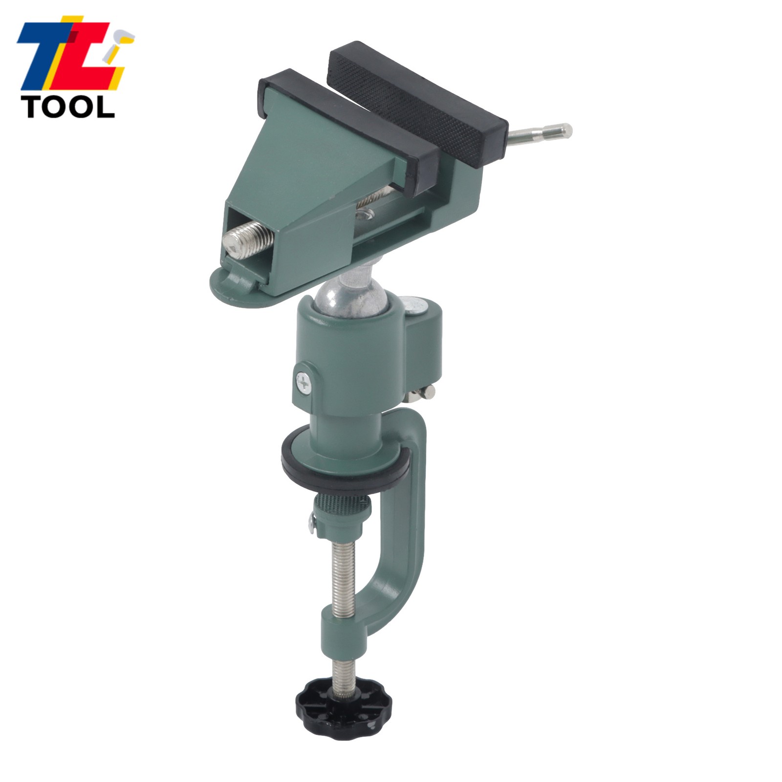 3" Table Bench Vise Work Bench Clamp 360° Swivel Rotating Hobby Crafts Universal