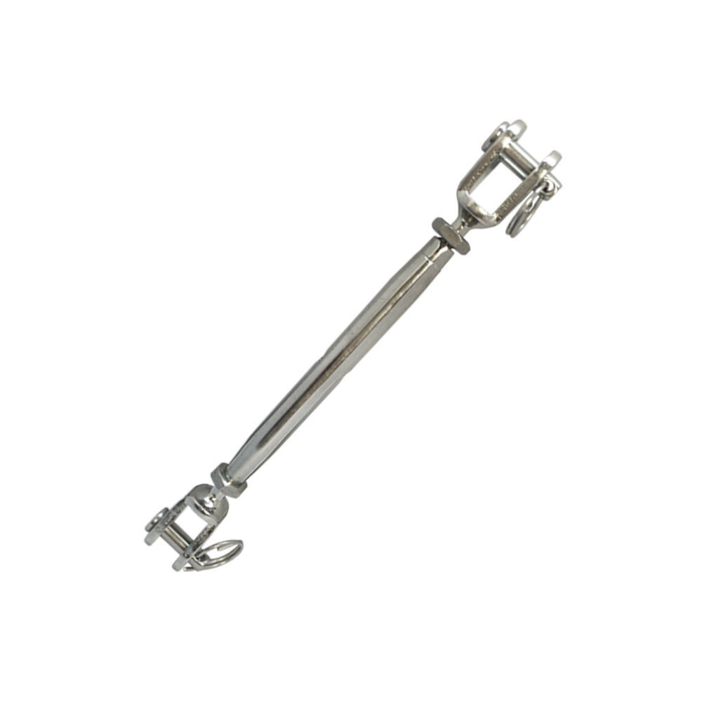 1/2'' Marine Stainless Steel Closed Body Turnbuckle JAW JAW Rigging 1,200 Lbs