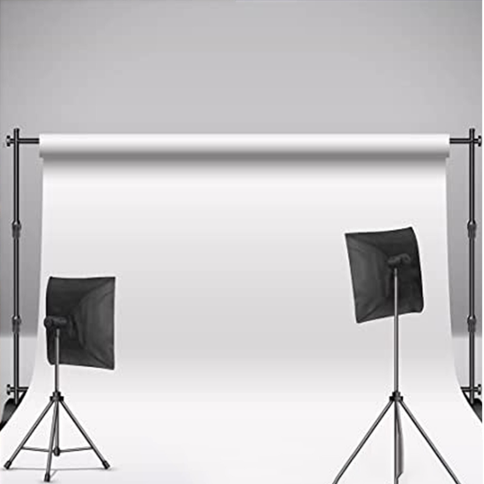 8'x10' Banner Stand Step and Repeat Adjustable Telescopic Trade Show Backdrop