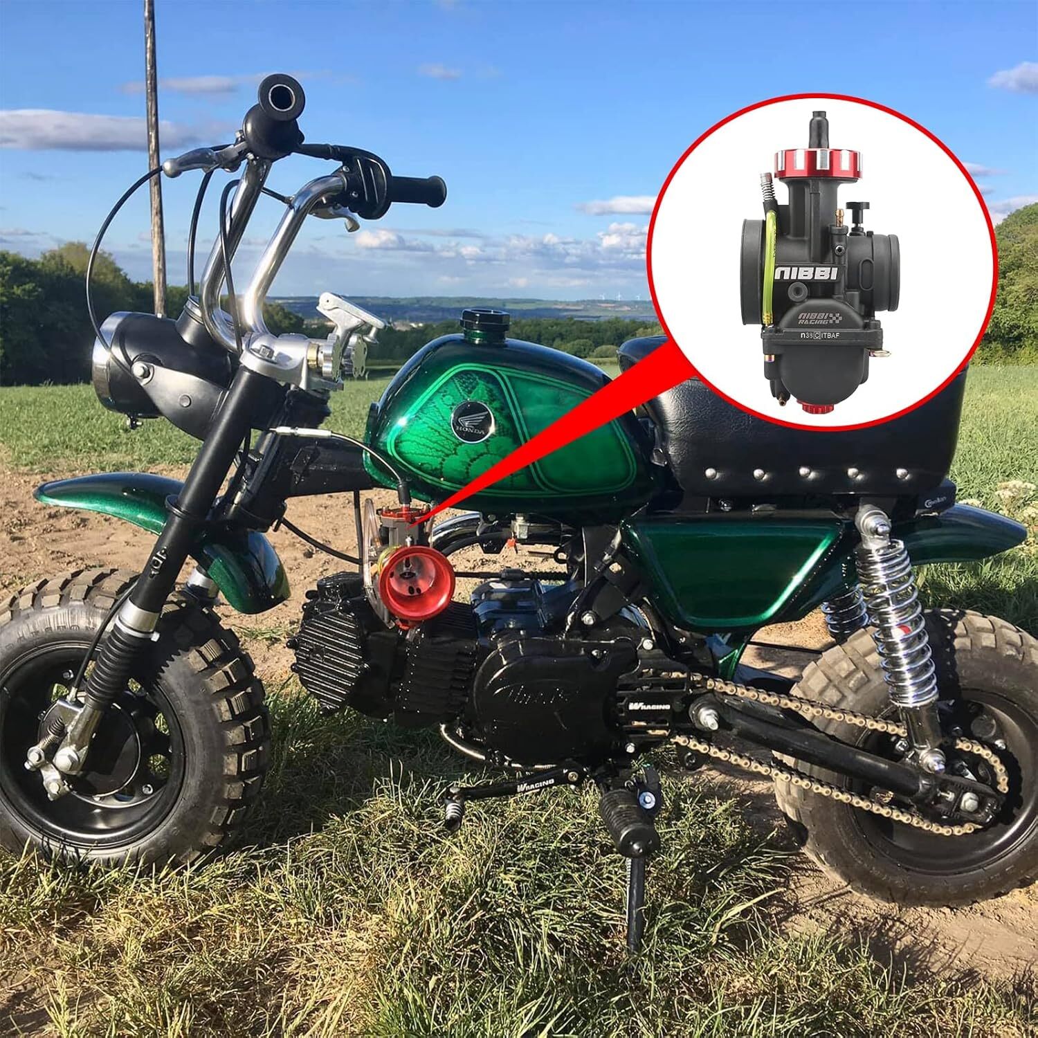 NIBBI PWK 38mm Carburetor For Yamaha YZ125 YZ 125X 2001-2024 2002 2003 2004 2005