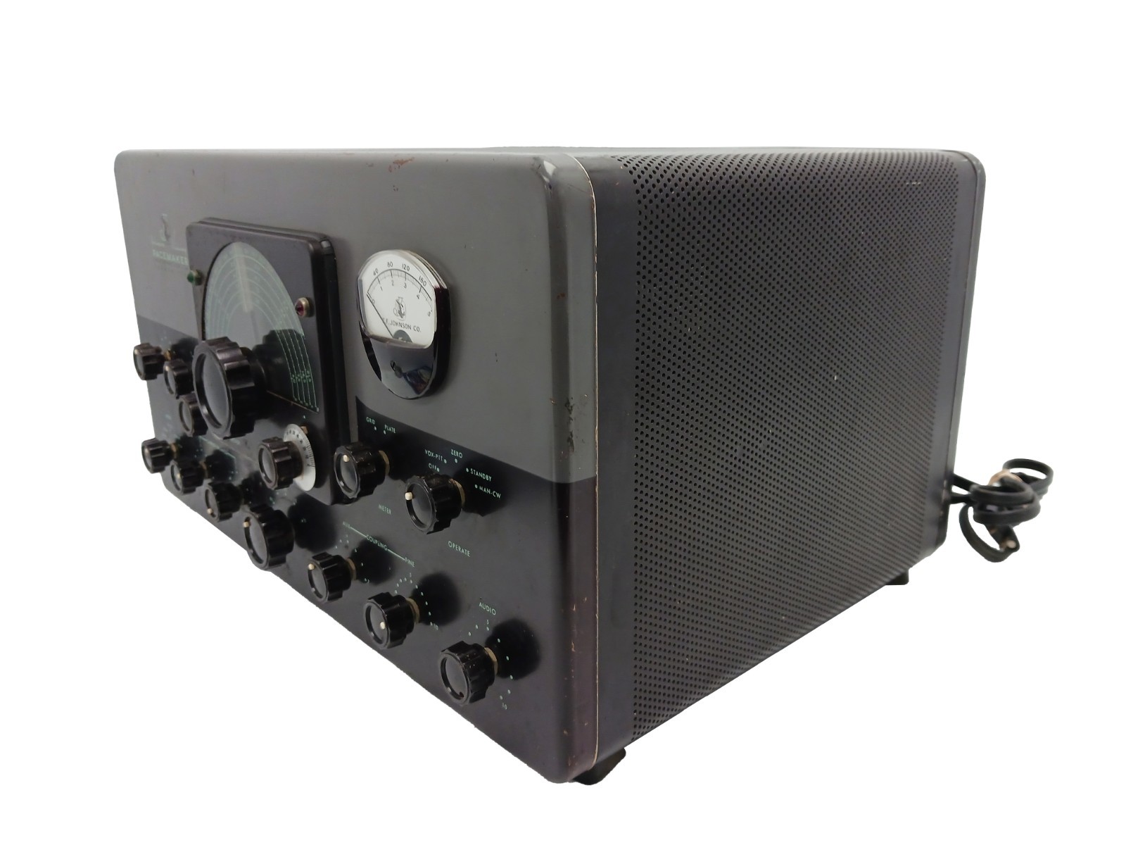 Johnson Viking Pacemaker Ham Radio Transmitter / Exciter - WORKS