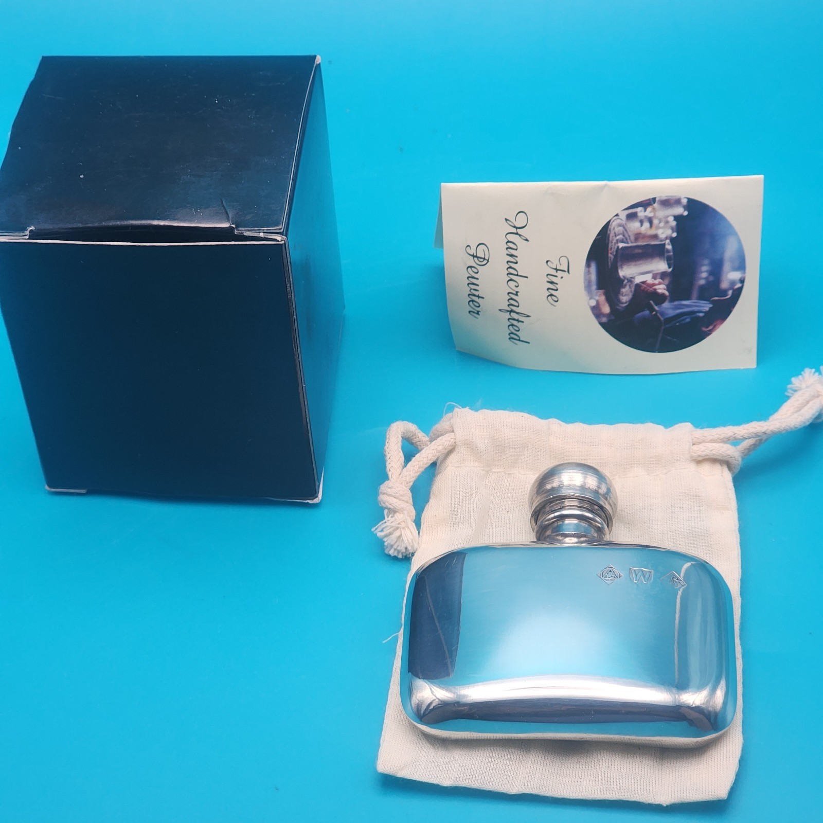 WAISTCOAT  HIP FLASK 1.5 oz by PINDER BROS  LTD