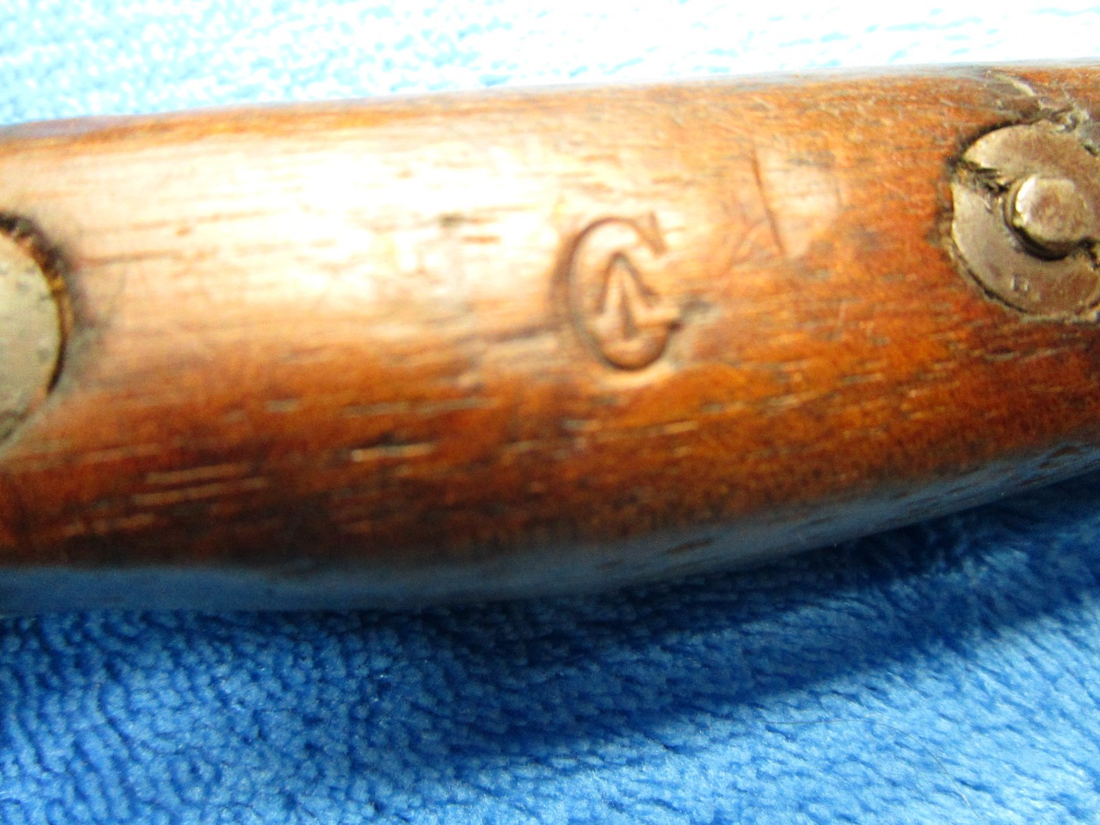 ORIGINAL WW1 CANADIAN M1907 BRITISH SMLE RIFLE BAYONET AND SCABBARD