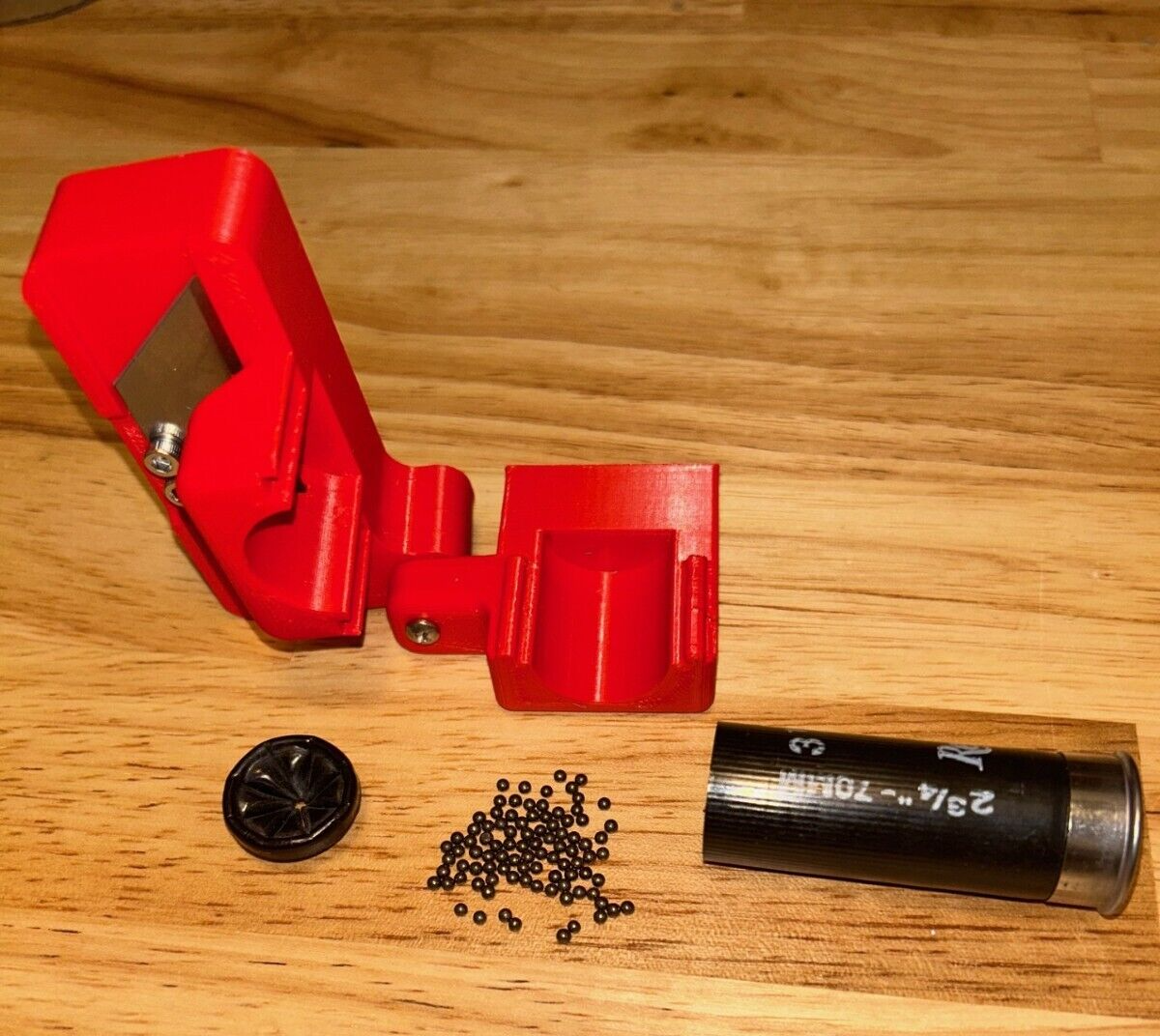 Red - 12ga Shotgun Shotshell Shell Trimmer Crimp Cutter Tool 12 Gauge