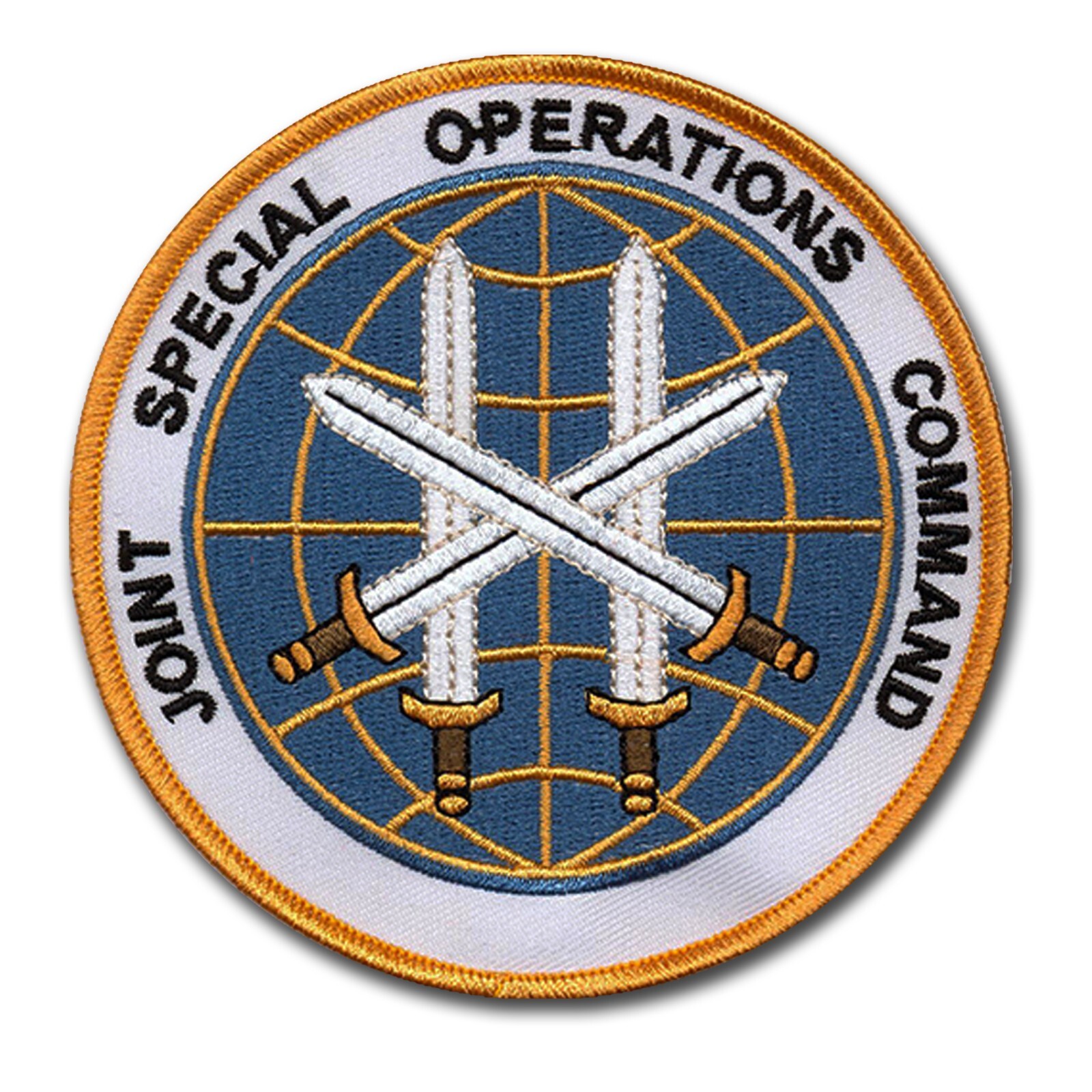 Joint Special Operations Command (JSOC) Embroidered Patch – 4″ round w/ WAX Back