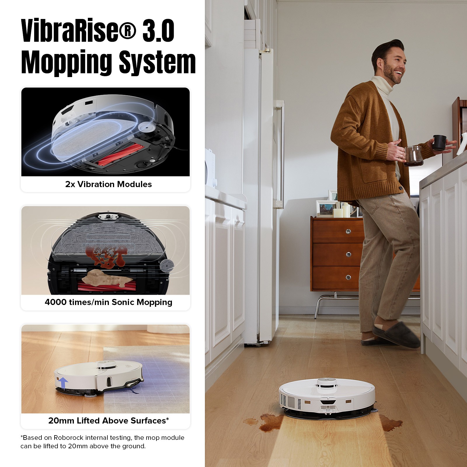 Roborock S8 MaxV Ultra Robot Vacuum, FlexiArm Design, Self-Drying, 10000Pa - CR