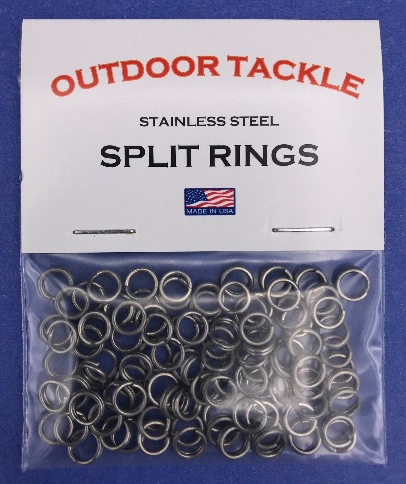 SIZE #3 HEAVY DUTY Split Rings 100 Count Stainless Steel USA HD Fishing Tackle