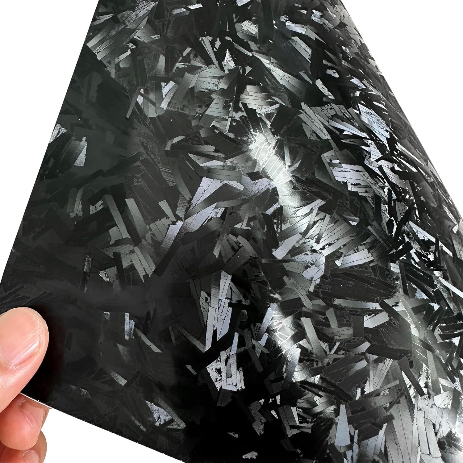 Forged Carbon Fiber Chrome Delete Window Trims For Infiniti Q50 Q50S 2014-2024