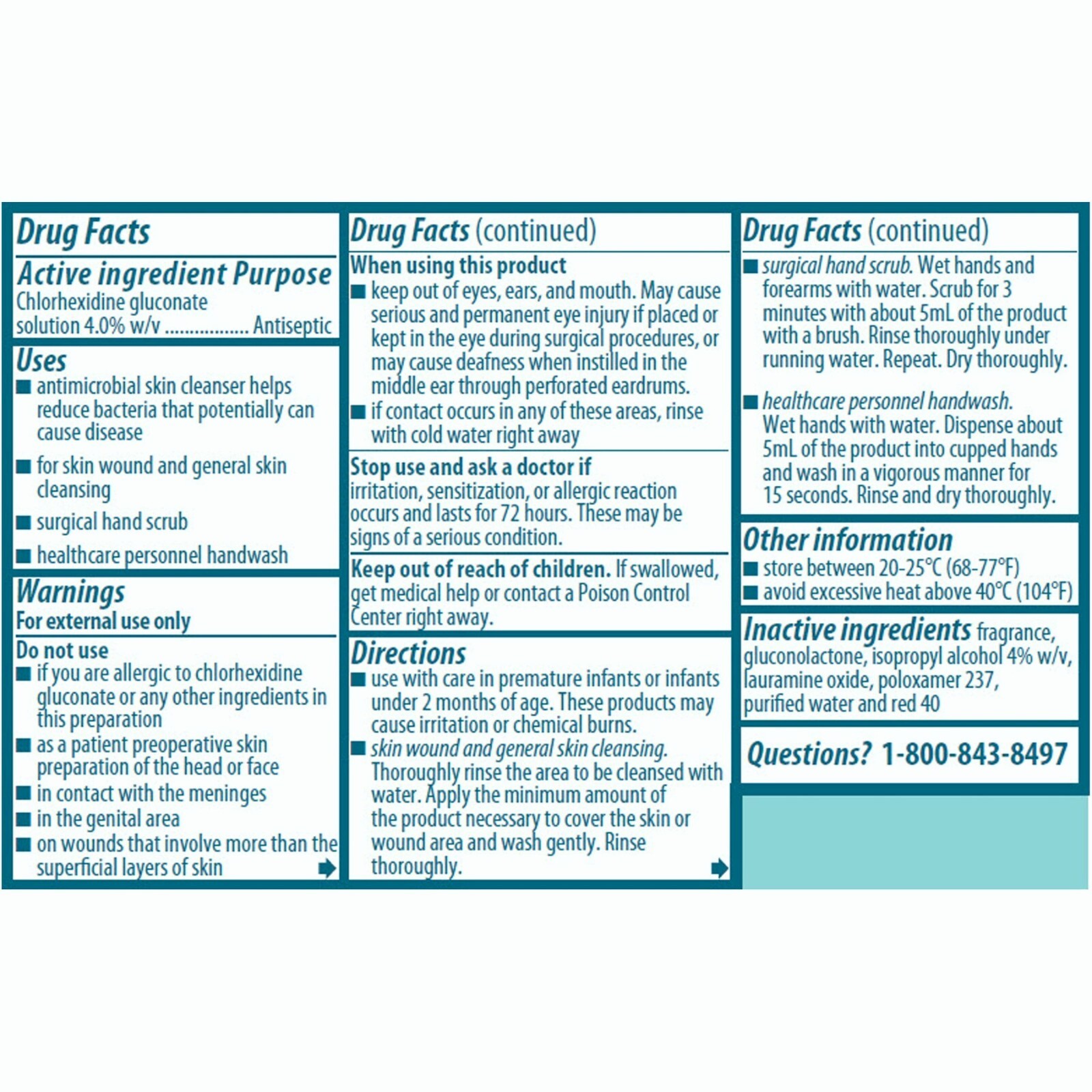 Hibiclens Antiseptic Antimicrobial Skin Cleanser Soap, 8 oz
