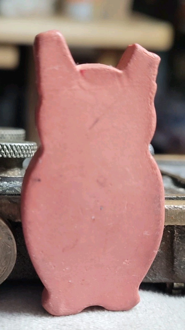 Vintage OWL WITH GOOGLY EYES Eraser Made In Japan