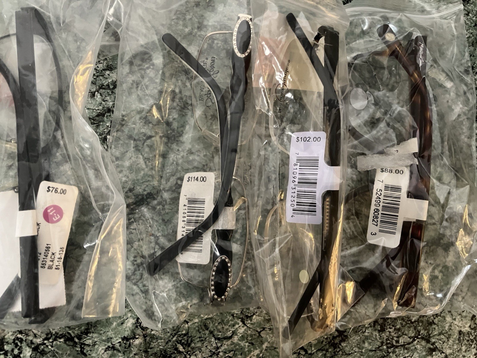 Bulk Lot Of 50 Preowned Random Eyeglasses/ Readers Various Strengths And Frames