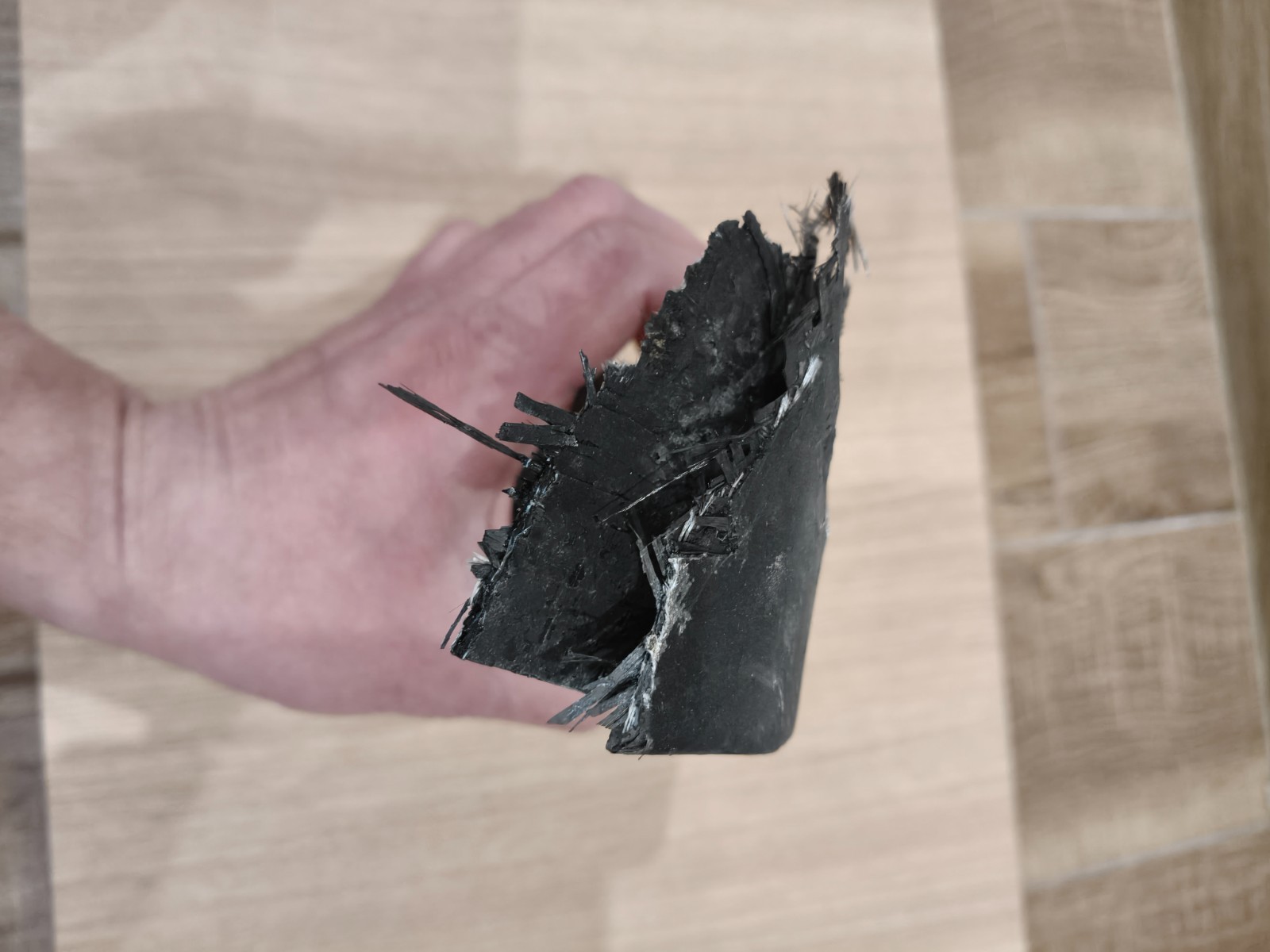 Part of the hull of the Russian Army's Geran-2 combat drone, Shahed. Ukraine